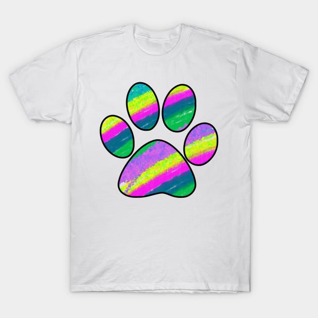 Dog Paw T-Shirt by Satic